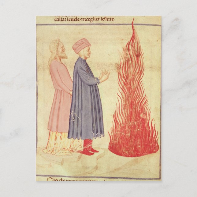 Dante and Virgil  recognise Ulysees Postcard (Front)