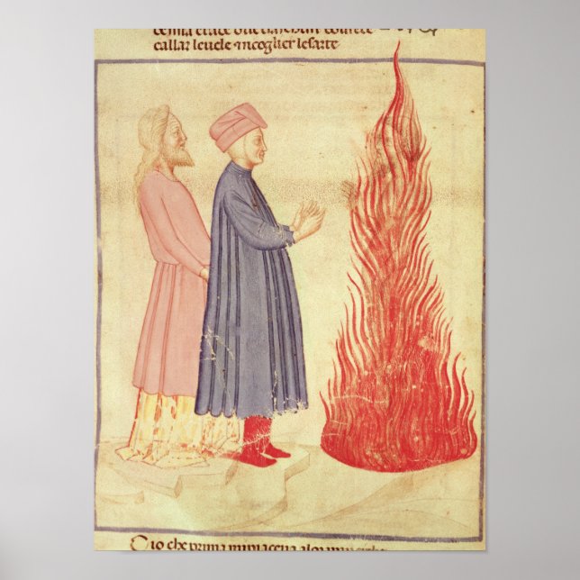 Dante and Virgil  recognise Ulysees Poster (Front)