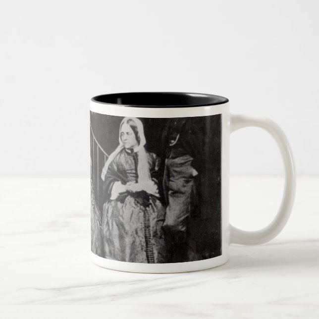Dante, Christina, Frances and William Rossetti Two-Tone Coffee Mug (Right)