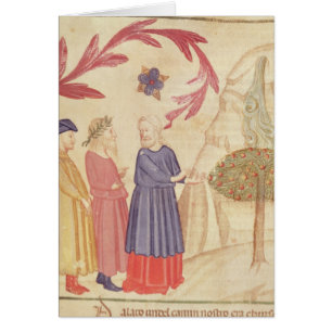 Dante et Virgil dans le paradis terrestre