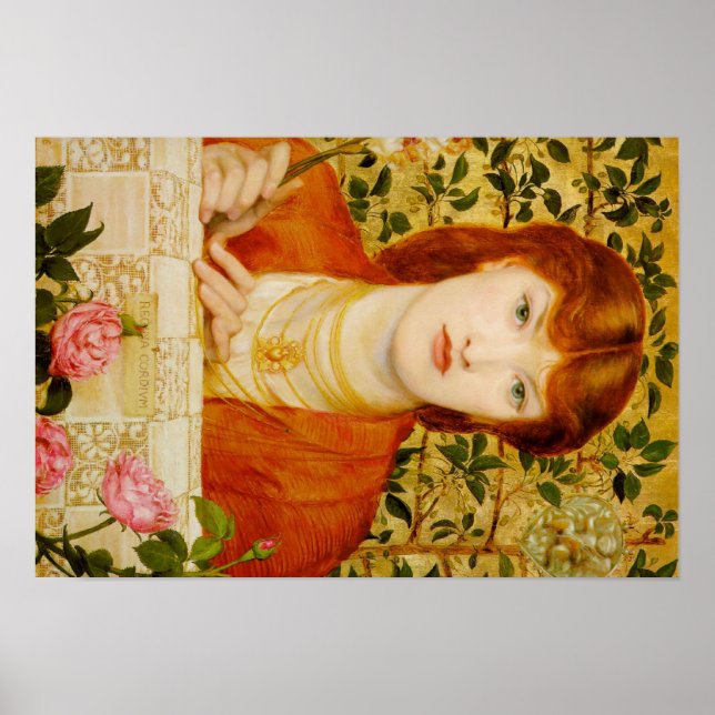 Dante Gabriel Rossetti Art Poster (Front)