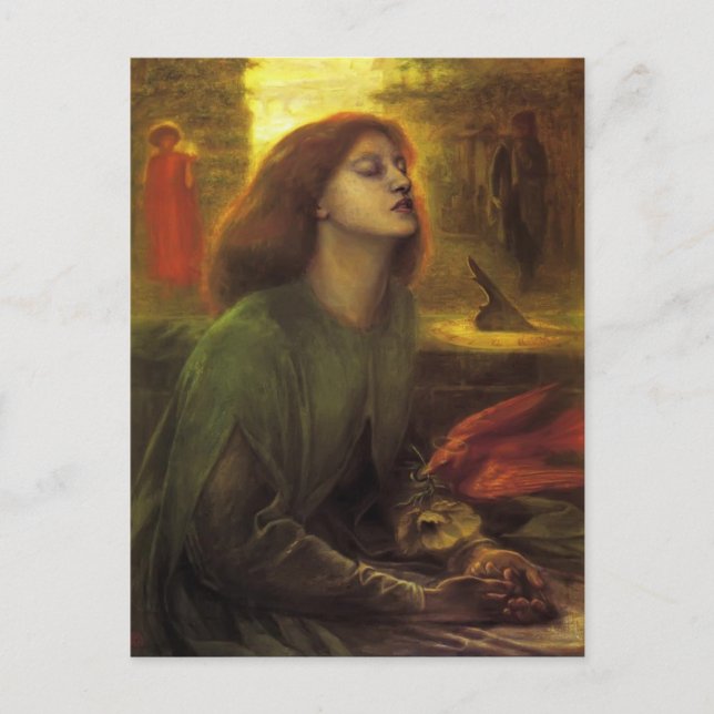 Dante Gabriel Rossetti- Beata Beatrix Postcard (Front)