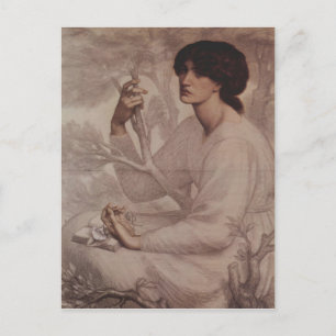 Dante Gabriel Rossetti - Daydream Postcard