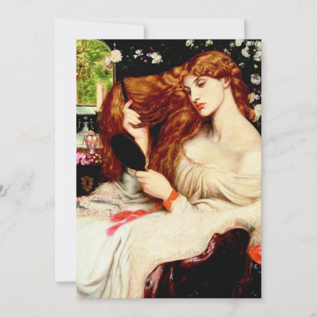 Dante Gabriel Rossetti - Lady Lilith Invitation (Front)