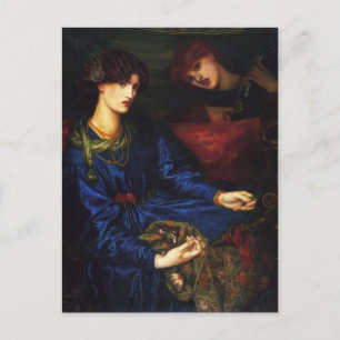 Dante Gabriel Rossetti- Mariana Postcard