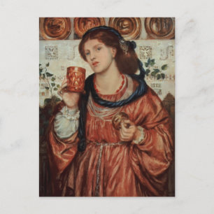 Dante Gabriel Rossetti- The loving cup Postcard