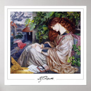 Dante Gabriel Rossetti Zedign Art Poster #1