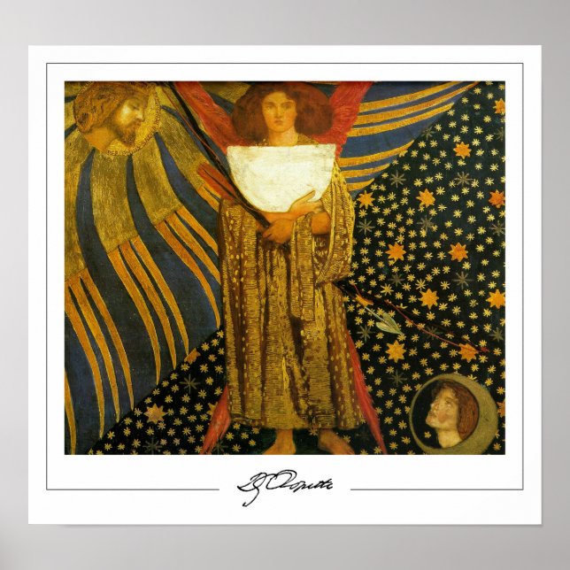 Dante Gabriel Rossetti Zedign Art Poster #125 (Front)