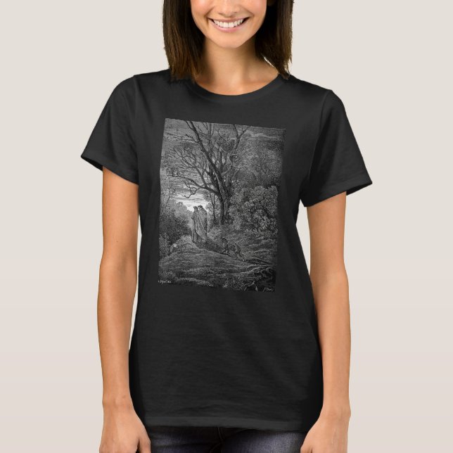 Dante Meets Virgil by Gustave Dore T-Shirt (Front)