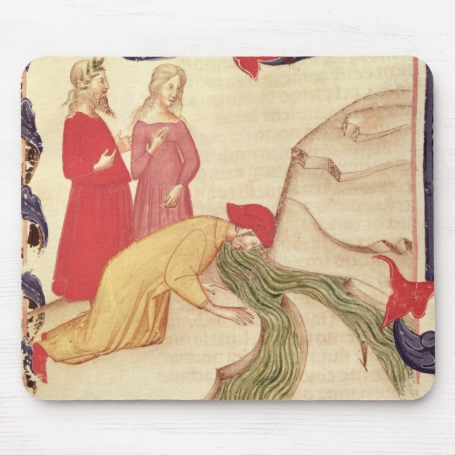 Dante purifying himself before entering mouse pad (Front)