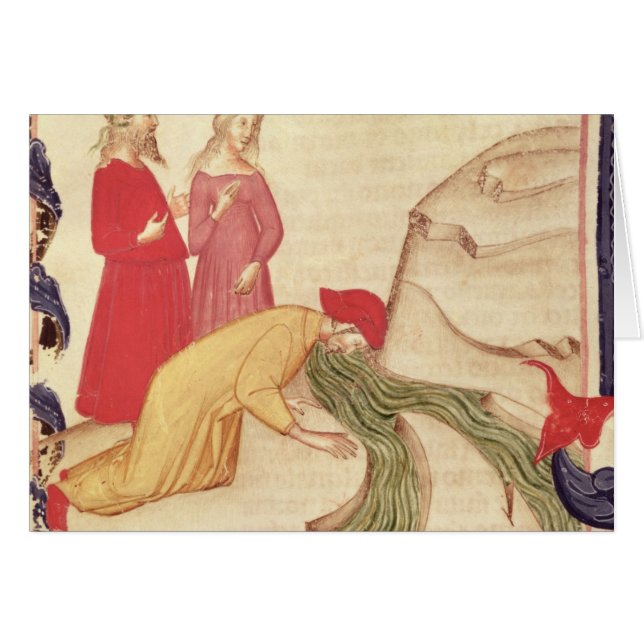 Dante s'épurant avant d'entrer (Devant horizontal)