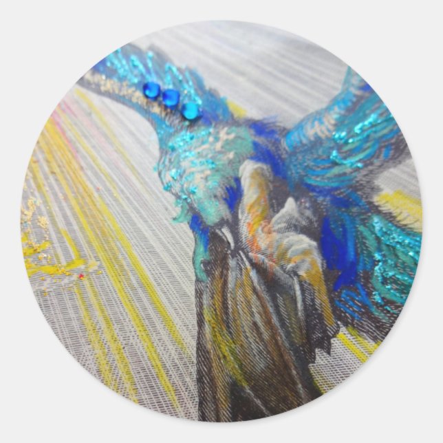 Dante with the Eagle in Purgatory Classic Round Sticker (Front)