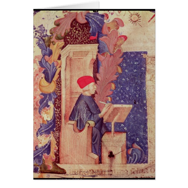 Dante writing 'The Divine Comedy' (Front)