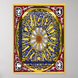dante zodiac poster