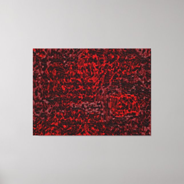 Dante's Inferno Oil Abstract Canvas Print (Front)