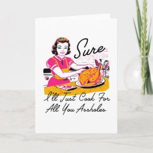 Dantess Fashion Vnw88 Sure I'll Just Cook For All Card