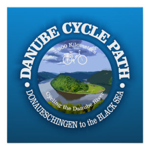 Danube Cycle Path (cycling c) Poster