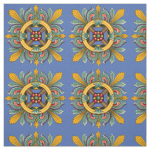 Danube Victorian Tile Design Fabric