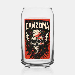 DANZDMA – Comic Ink Chaos Printed Can Glass