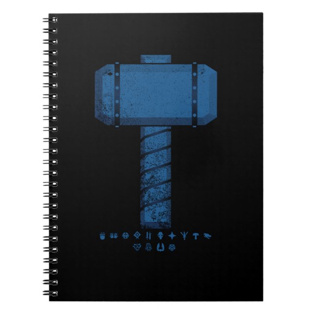 DAoC Midgard Hammer and Class Emblems Notebook (Front)