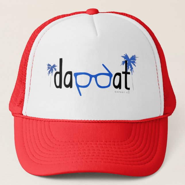 DapDat_Logo_Spectacles_Palms_Custom Trucker Hat (Front)