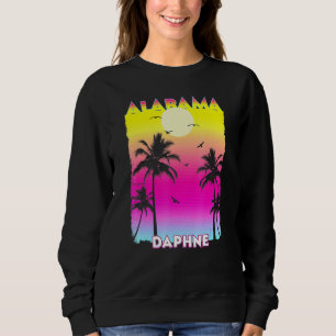 Daphne Alabama Al Summer Vintage Sunset Sweatshirt