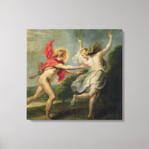 Daphne and Apollo (oil) Canvas Print