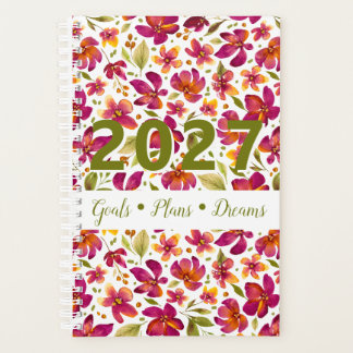 Daphne Aquarelle Floral 2027 Personnalisable