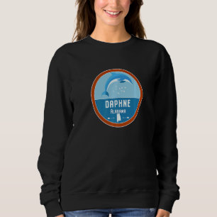 Daphne Beach Alabama Beach Dolphin Al Vacation Sweatshirt