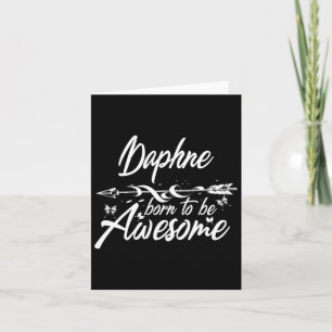 Daphne Gift Name Funny Personalized Women Birthday Card