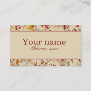Daphne, joli carte de visite floral vintage