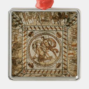 Daphne pursued by Apollo Metal Ornament