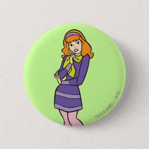 Daphne Wondering 2 Inch Round Button
