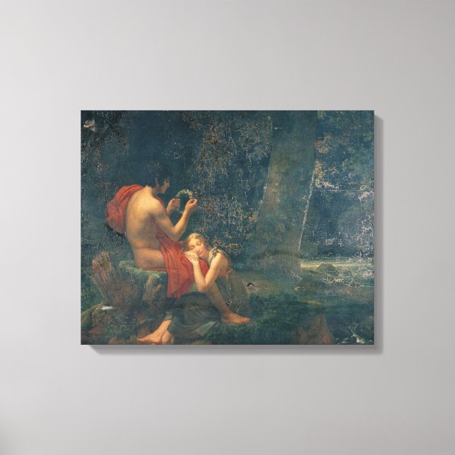 Daphnis and Chloe, 1824-25 Canvas Print (Front)