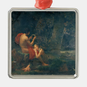 Daphnis and Chloe, 1824-25 Metal Ornament