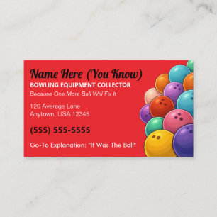 D'appel Carte cadeau humoristique pour joueur de quilles