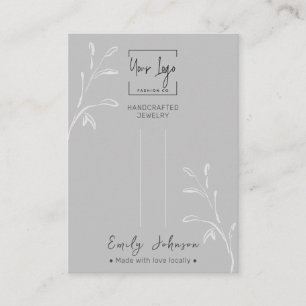 D'appel Carte d'affichage de la jupe de cheveux gris pour