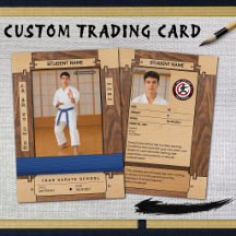 Carte de collection en bois rustique Ceinture bleu