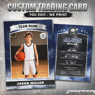 D'appel Carte de collection personnalisée de basket-ball b