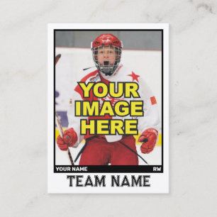 D'appel Carte de commerce collectif de hockey Bordure no