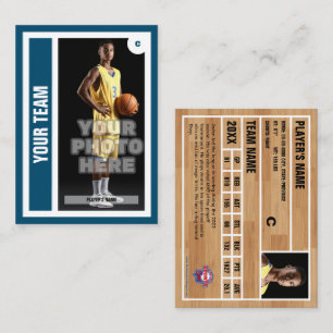 D'appel Carte de commerce de basket-ball personnalisée - O