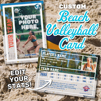 D'appel Carte de commerce de Beach Volleyball Souvenir