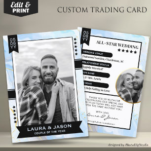 D'appel Carte de commerce personnalisée pour couple, souve