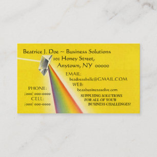 D'APPEL CARTE DE ~CONTACT D'AFFAIRES DE ~ D'ARC-EN-CIEL DE