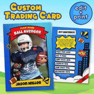 D'appel Carte de football personnalisée, carte de football