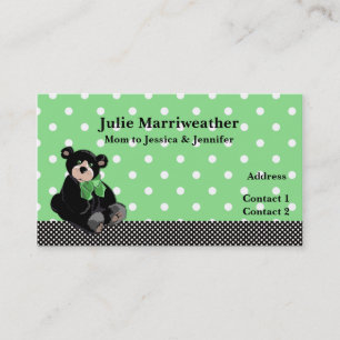 D'appel Carte de maman personnalisée Ourson élégant