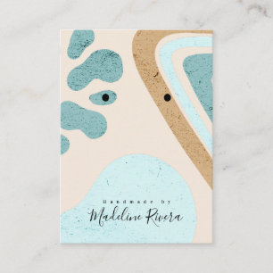 D'appel Carte de Présentation d'Artisanat de Formes Abstra