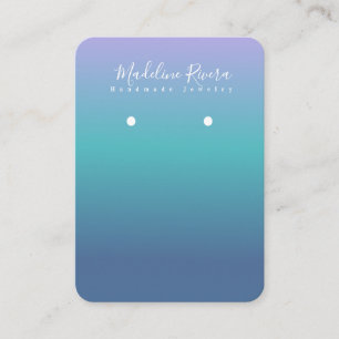 D'appel Carte de présentation pour boucles d'oreilles avec