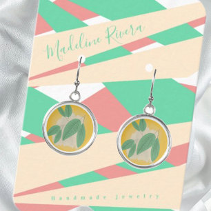 D'appel Carte de présentation pour boucles d'oreilles en f