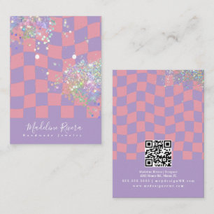 D'appel Carte de présentation pour boucles d'oreilles viol